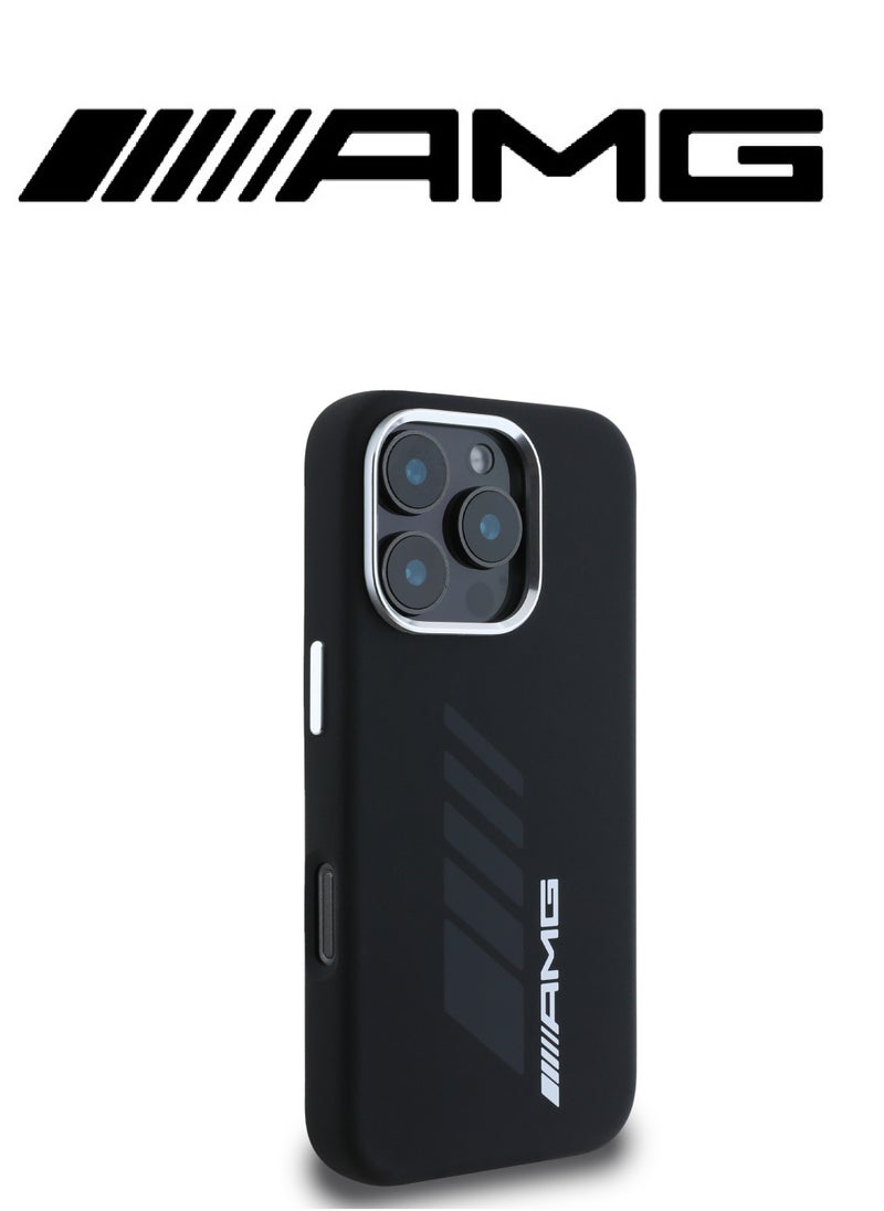 CG MOBILE - Back Case for iPhone 16 Pro Max, protective case supports Magsafe wireless charging, silicone case, French design and original certified global brand (AMG). From CG Mobile - Image 1