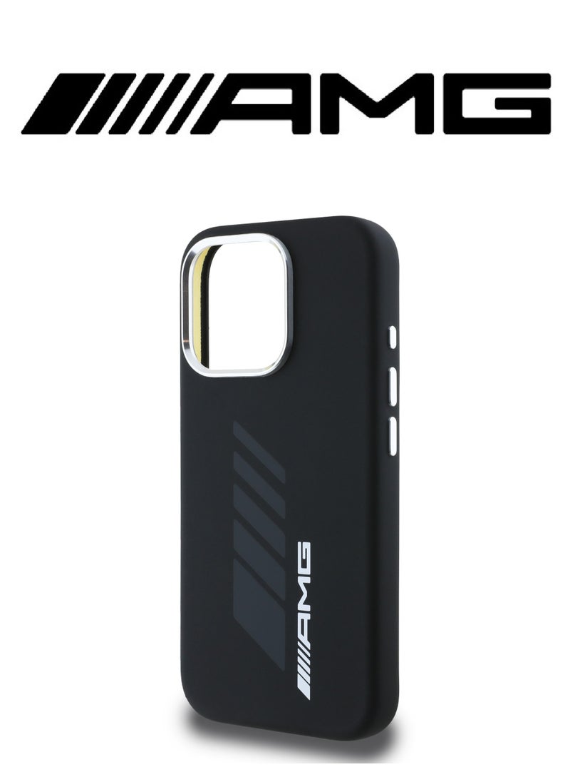 CG MOBILE - Back Case for iPhone 16 Pro Max, protective case supports Magsafe wireless charging, silicone case, French design and original certified global brand (AMG). From CG Mobile - Image 1