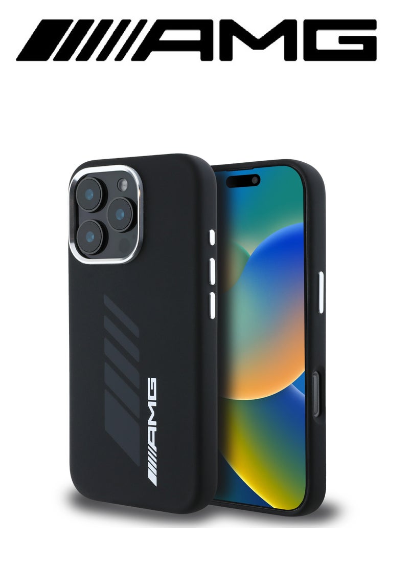 CG MOBILE - Back Case for iPhone 16 Pro Max, protective case supports Magsafe wireless charging, silicone case, French design and original certified global brand (AMG). From CG Mobile - Image 1