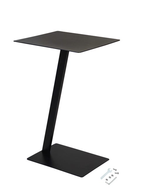 Coffee Table, C Shaped  Sofa Side Table,Iron End Table,Couch Table,for Living Room Bedside Bathroom Office Snack Coffee Tables, Easy Assembly