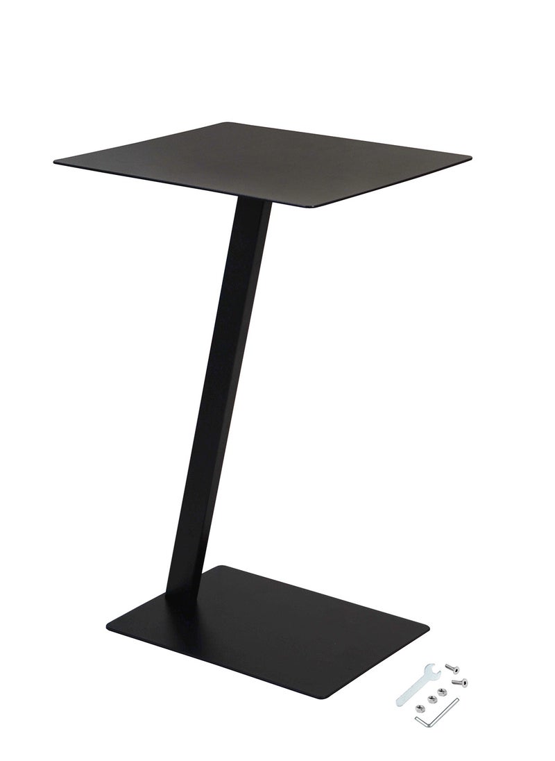 Coffee Table, C Shaped  Sofa Side Table,Iron End Table,Couch Table,for Living Room Bedside Bathroom Office Snack Coffee Tables, Easy Assembly