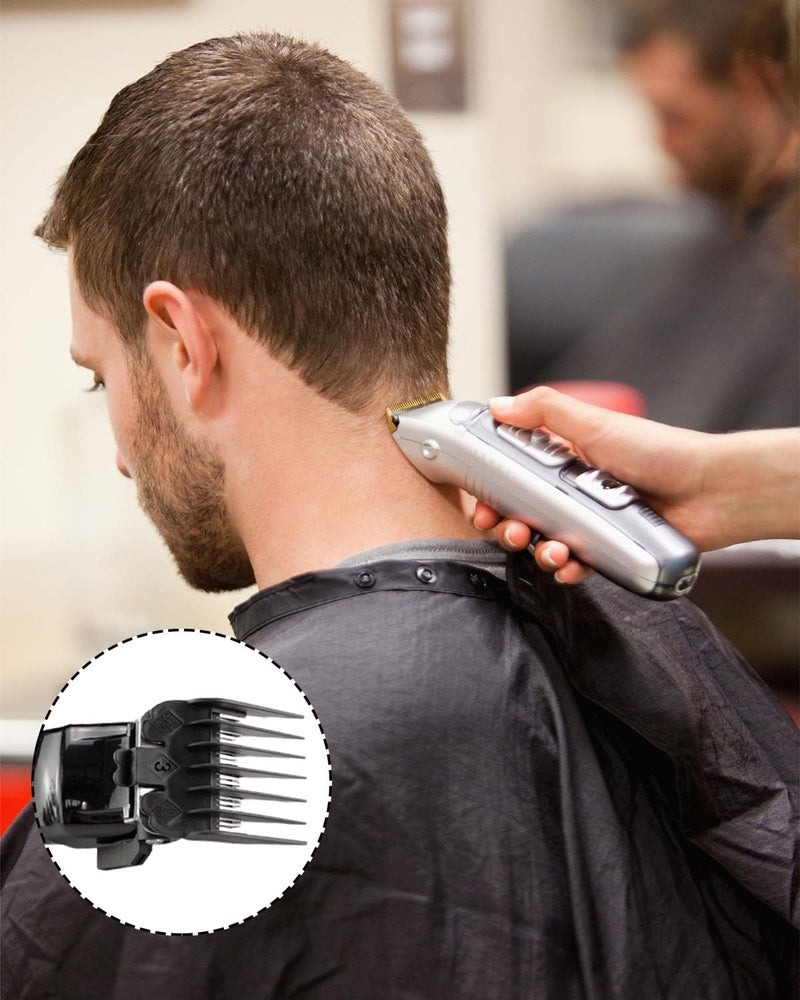 KalamkariX 10PCS Trimmer Clips Only, Clipper and Trimmer Accessories, Professional Hair Clipper Comb Set for Home and Salon Use, Multiple Length Options for Various Hairstyles - Image 5