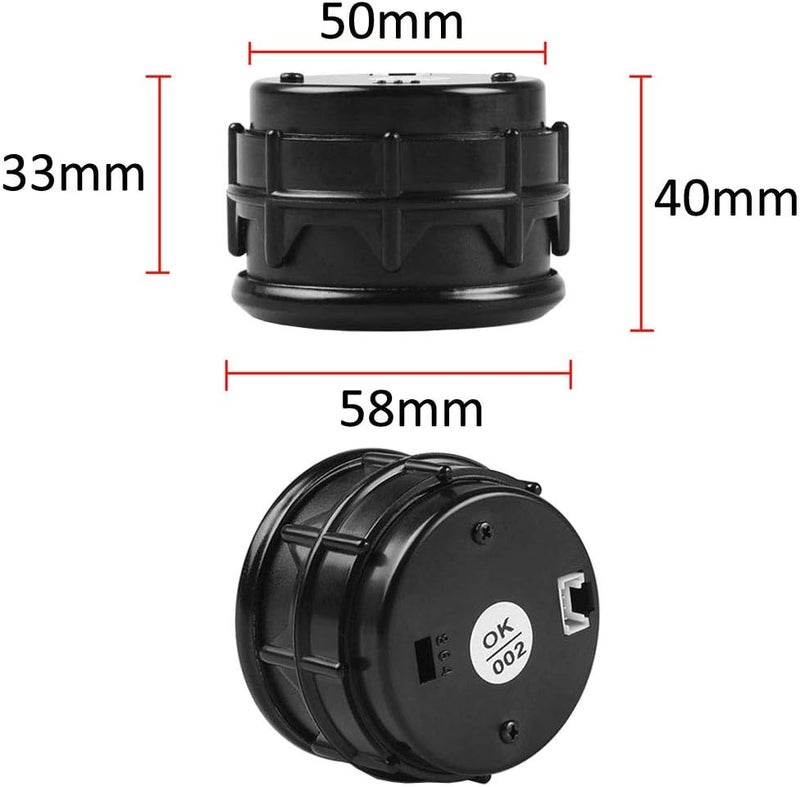 E Support Universal Car Motor 2" 52mm Digital Red LED Light Display Oil Temp Temperature Gauge Meter Fahrenheit F - Image 4