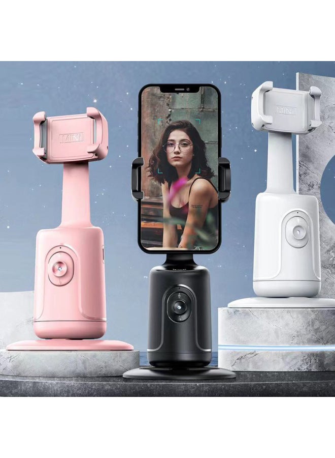 360 حامل هاتف ذكي للبث المباشر بتقنية الذكاء الاصطناعي، مزود بمنصة اهتزاز تلقائي ومتابعة صوتية وتقنية التعرف على الوجه - Image 2