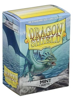 Arcane Tinmen Dragon Shield Deck Protective Sleeves for Gaming Cards, Standard Size (100 sleeves), Matte Mint - AT-11025  - Image 1