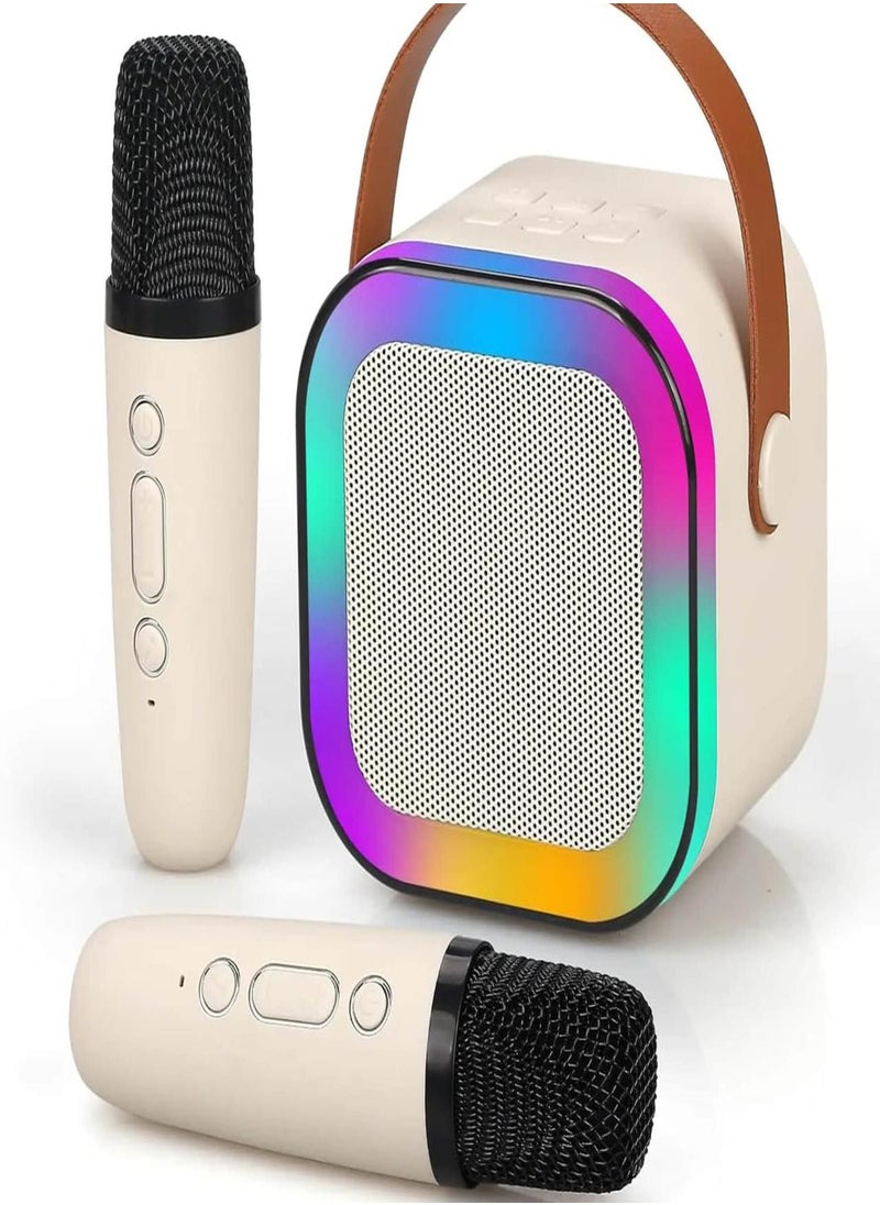 Kids Karaoke Machine, Portable Bluetooth Speaker with Wireless Microphone, Music Player for 4, 5, 6, 7, 8, 9, 10 +Year Old