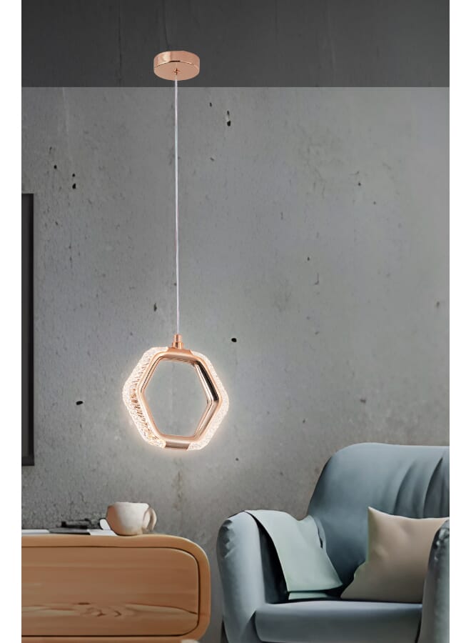 بيست باور مصباح سقف معلق LED مودرن 9892 – 7 واط، بثلاثة أوضاع إضاءة، قاعدة 10 سم، وسلك قابل للتعديل حتى 180 سم – أنيق للمطبخ أو غرفة الطعام والمعيشة - Image 2