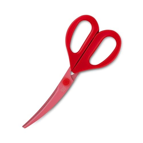 Kai Corporation DH2501 Kitchen Scissors, Chef Gem Curved Kitchen Tool - Image 1