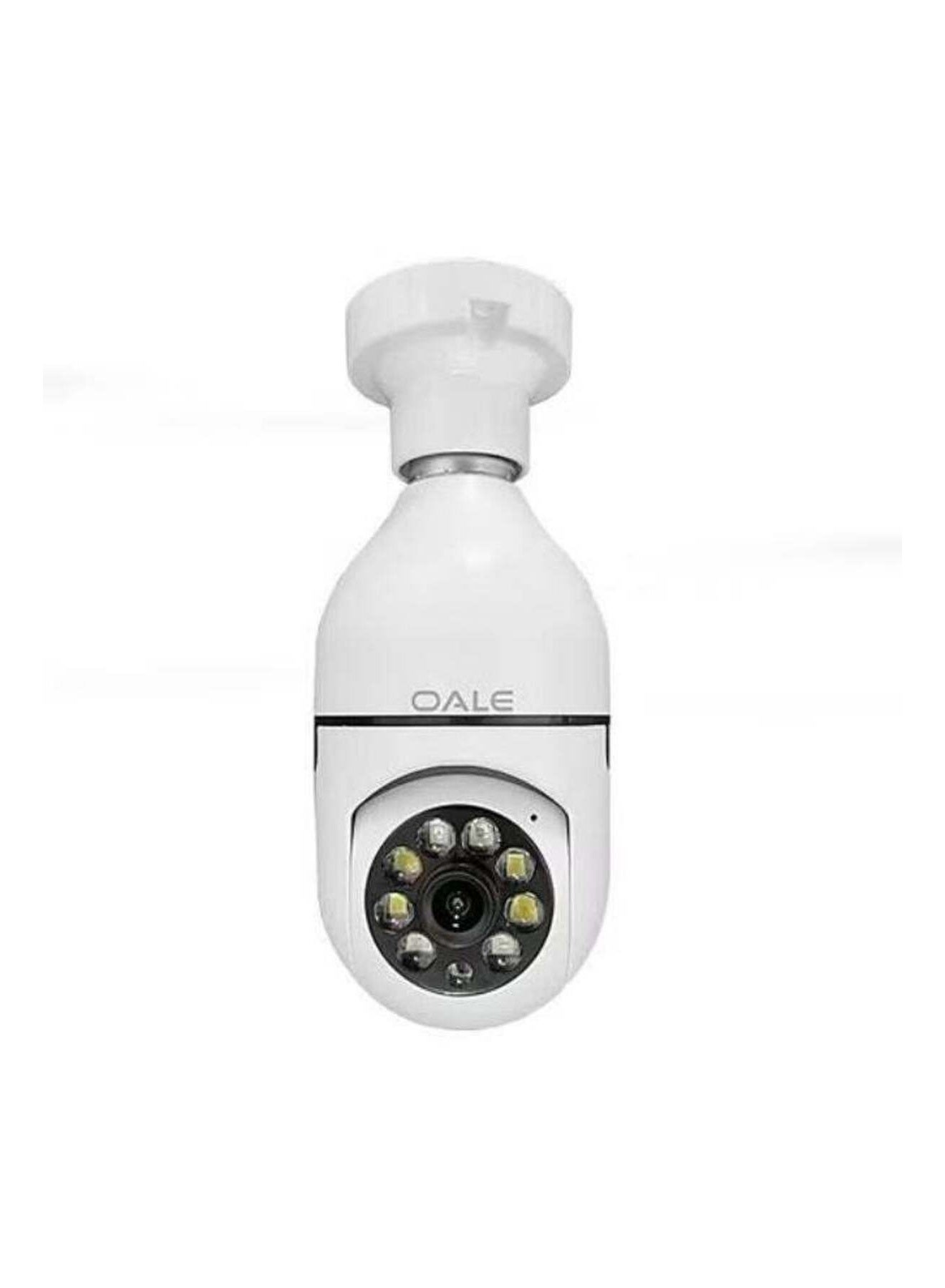 OALE OALE Oale Ihome 02 Light Bulb Security Camera With 720p Resolution Audio And Night Vision WITH720p