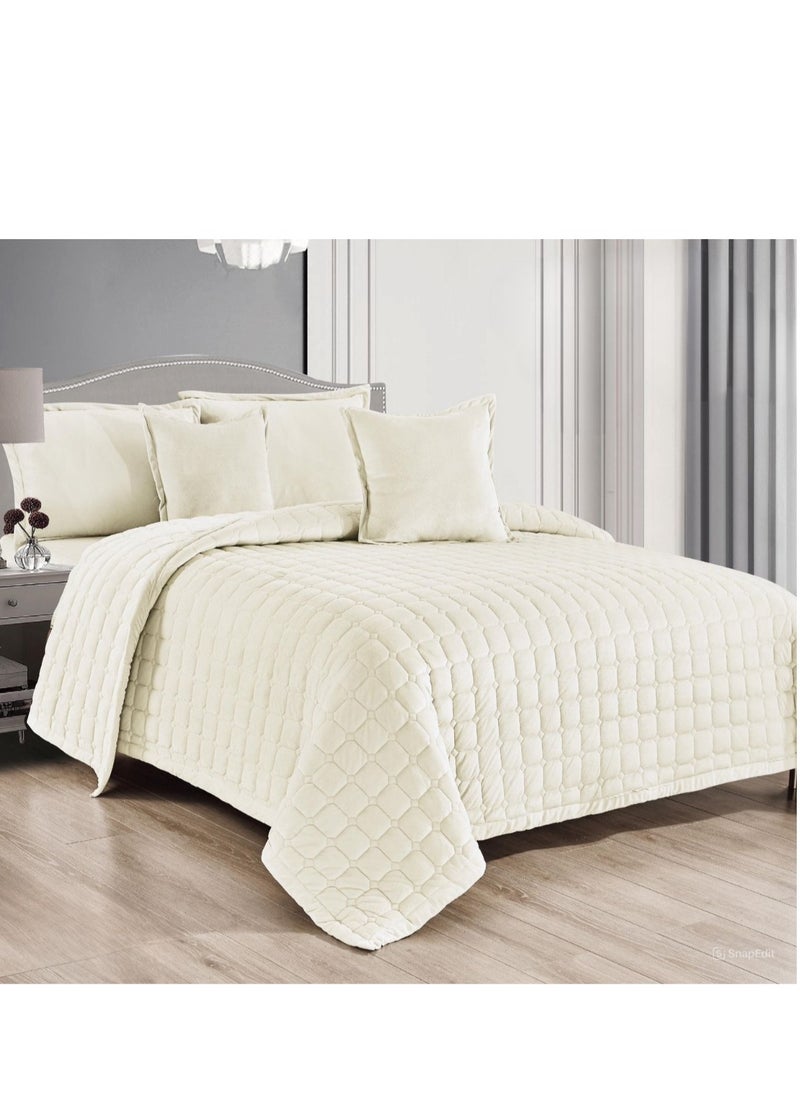 Red Rose Plain soft winter double bed sheet 