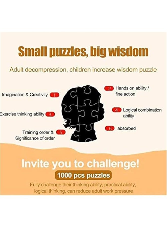 دوركو لعبة جيغسو الهواء الساخن - احجية كبيرة 1000 قطعة - Image 4