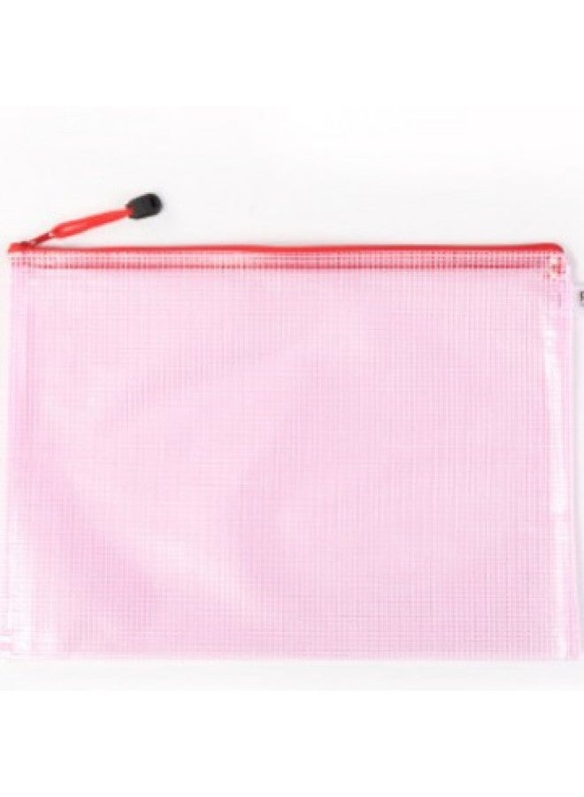 جوهان حقيبة ملفات A4 مضلعة ومبطنة متعددة المقاسات بحزام سحاب، حقيبة تخزين مكتبية، حقيبة قرطاسية طلابية للتصنيف - Image 1