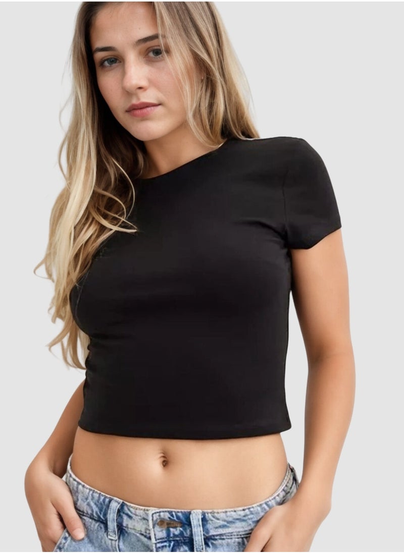 STYCHED - Wave Black Top - Image 1