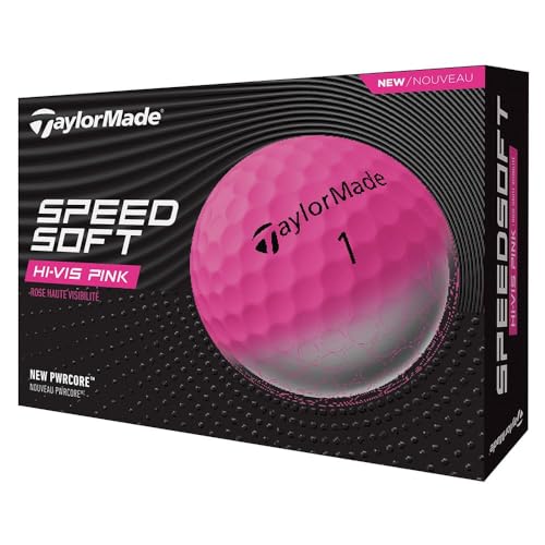TaylorMade Golf SpeedSoft Pink One Dozen - Image 1