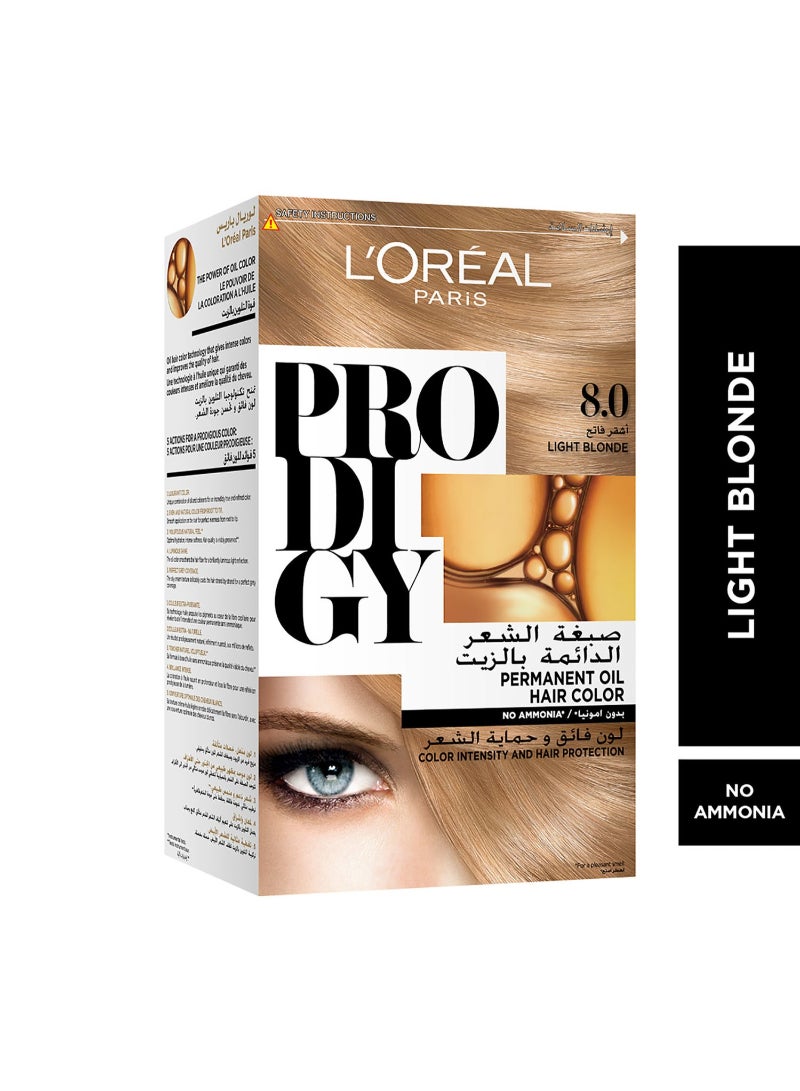 Prodigy Hair Color 8.0 Light Blonde 1 pkt
