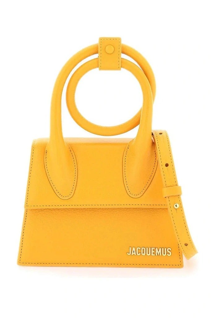 Jacquemus  كيس كيس Le Chiquito Noeud مع مقبض أعلى حزام مقبض مقبض مغناطيسي - Image 1