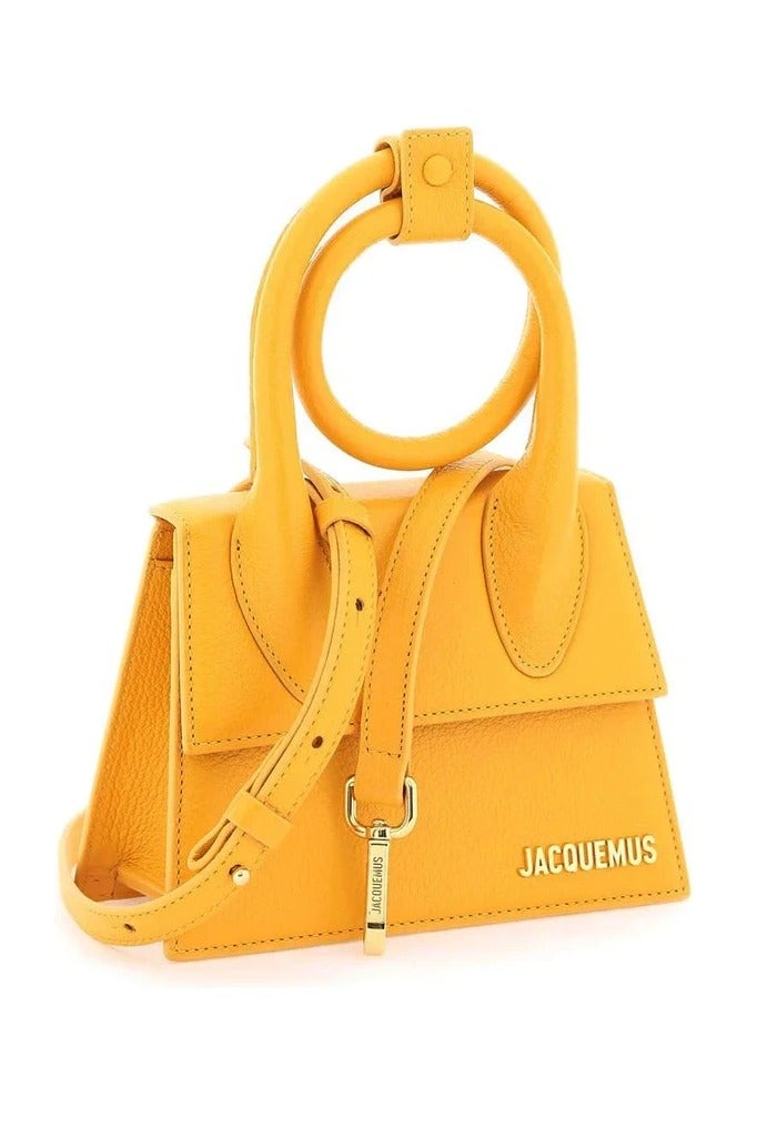 Jacquemus  كيس كيس Le Chiquito Noeud مع مقبض أعلى حزام مقبض مقبض مغناطيسي - Image 3