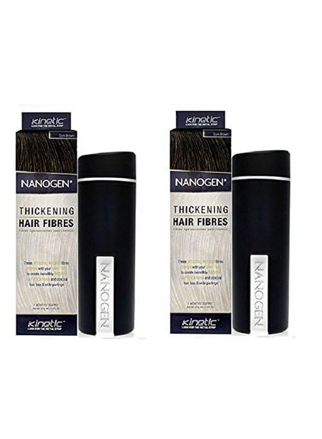 Nanogen - Combo of 2 Nanogen Thickening Hair Fibres Dark Brown 30gms - Image 2