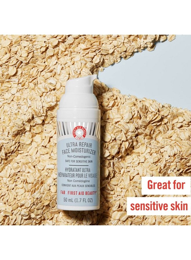 First Aid Beauty Ultra Repair Face Moisturizer Lightweight Hydrating Face Lotion For All Skin Types 1.7 Oz - Image 4