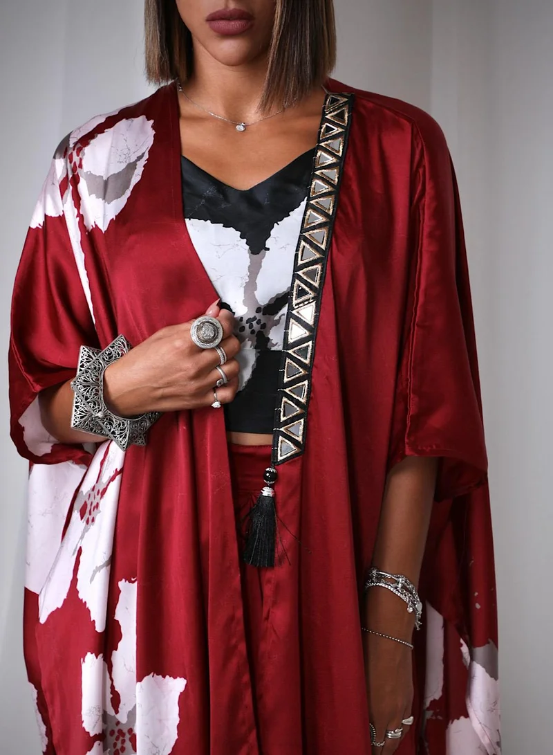 ECSTACY Cape Dress set