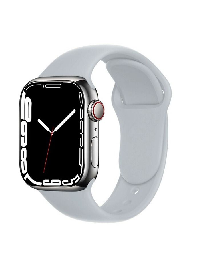 Apple Watch Band 41mm Soft Silicone Sport Band Replacement Wrist Strap Compatible for iWatch Apple Watch Series 7 Nike+,Sport,Edition - Image 1