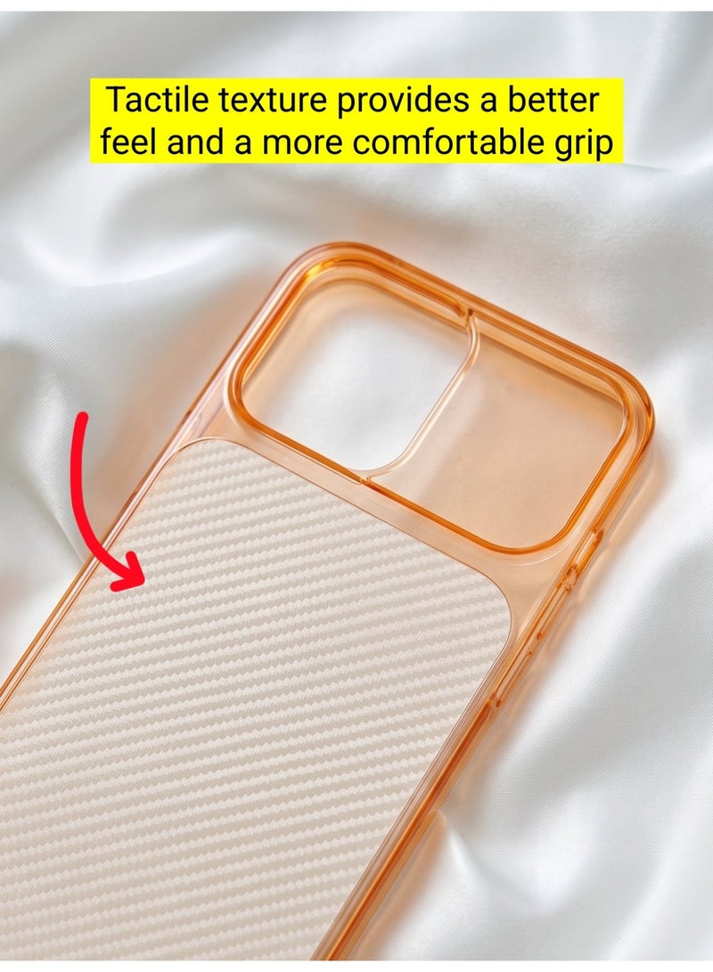 Transparent iPhone 14 Pro Max Case with Tactile Textured Grip - Image 4