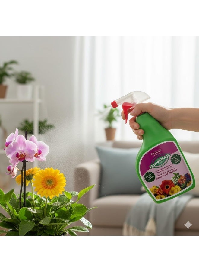 Desert Energy, Flower Magic, liquid foliar fertilizer for plants, 750ml. Ready to use - Image 4