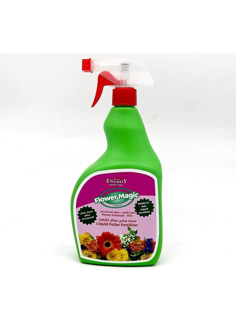 Desert Energy, Flower Magic, liquid foliar fertilizer for plants, 750ml. Ready to use - Image 1