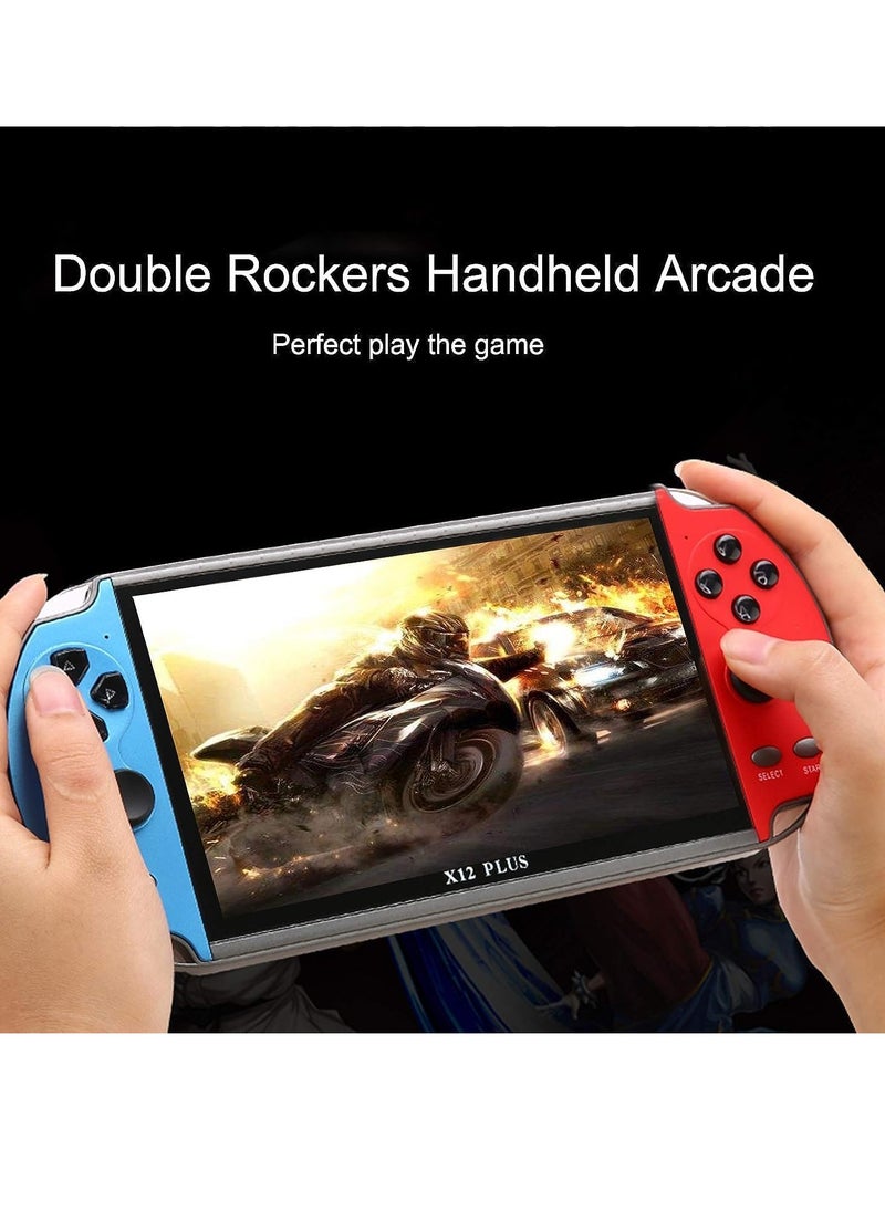 Generic - X12 Plus 7“ Video Game Console Built-in 1000 Games 16GB - Image 1