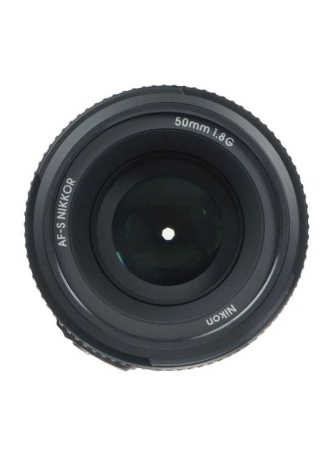 نيكون عدسة كاميرا نيكور AF-S ببعد بؤري 50 مم وفتحة عدسة f/1.8G لكاميرا نيكون أسود - Image 2