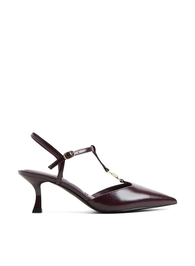 Starlynn Ladies Red Heeled Shoes