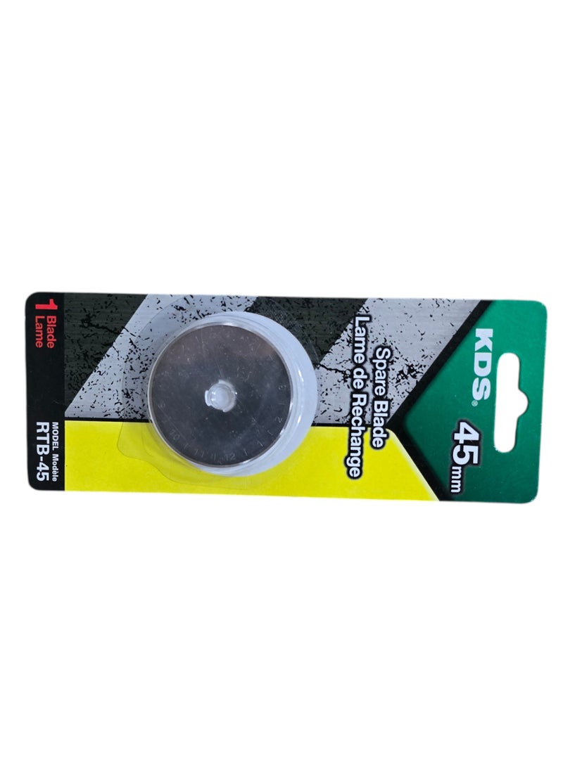 KDS RTB-45 Replacement Cutting Blade 45mm for Utility & Rotary Cutter – 1 Piece - Image 2