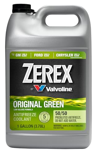 Zerex Original Green Low Silicate 50/50 Prediluted Ready-to-Use Antifreeze/Coolant 1 GA - Image 1
