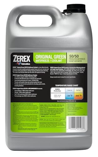 Zerex Original Green Low Silicate 50/50 Prediluted Ready-to-Use Antifreeze/Coolant 1 GA - Image 2