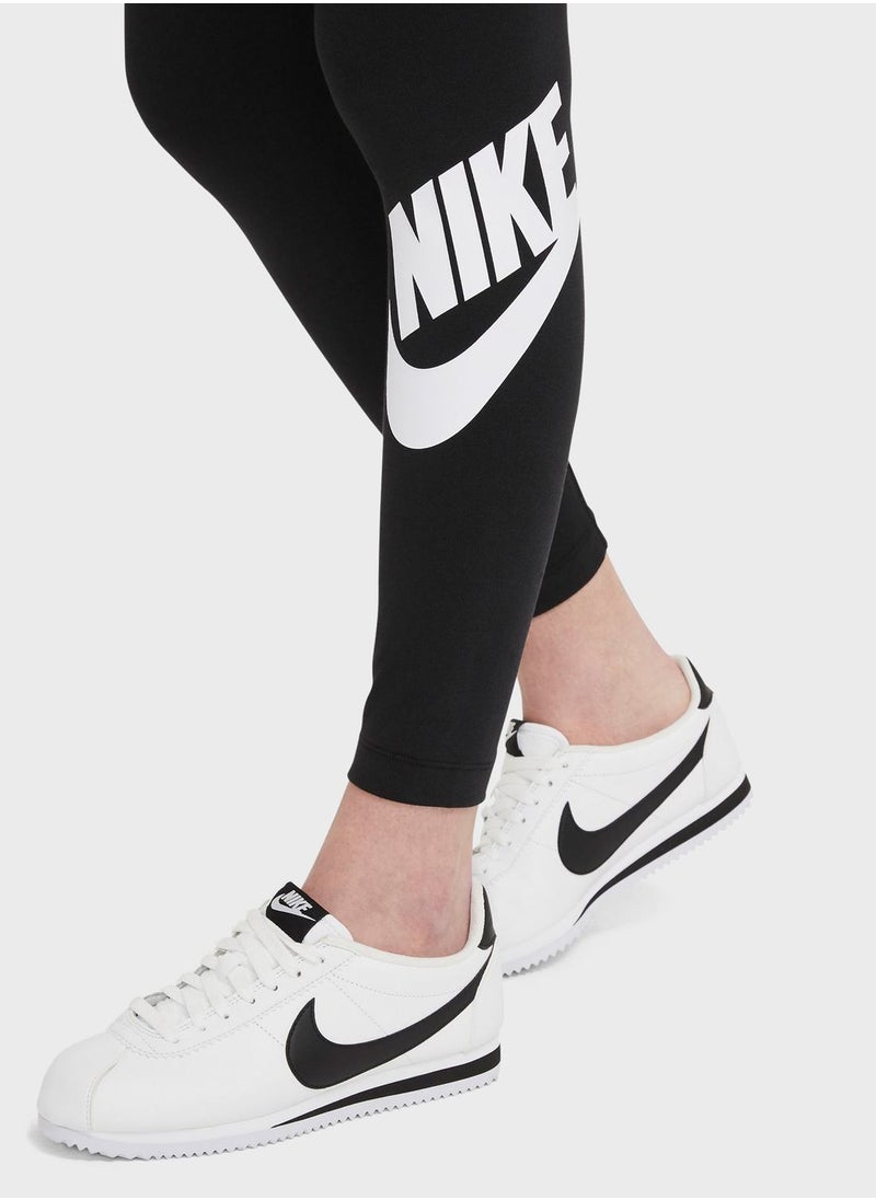 Nike - High-Waisted Logo Leggings - Image 1