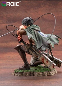 GROIC Attack ON Titan Figure- Levi·Ackerman Figure, Collectible Cleaning Levi Ackerman Figure from Attack on Titan Anime by Youtooz Attack on Titan Collection  - Image 3