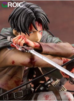 GROIC Attack ON Titan Figure- Levi·Ackerman Figure, Collectible Cleaning Levi Ackerman Figure from Attack on Titan Anime by Youtooz Attack on Titan Collection  - Image 4