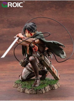GROIC Attack ON Titan Figure- Levi·Ackerman Figure, Collectible Cleaning Levi Ackerman Figure from Attack on Titan Anime by Youtooz Attack on Titan Collection  - Image 5