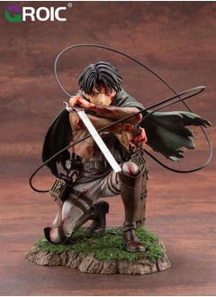 GROIC Attack ON Titan Figure- Levi·Ackerman Figure, Collectible Cleaning Levi Ackerman Figure from Attack on Titan Anime by Youtooz Attack on Titan Collection  - Image 2