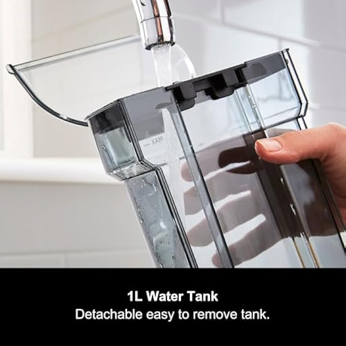 morphy richards Compact Espresso Coffee Machine Dual Cup 1L Water Tank Variable Steam Control  Milk Frother Wand Stainless Steel 172022 - Image 5