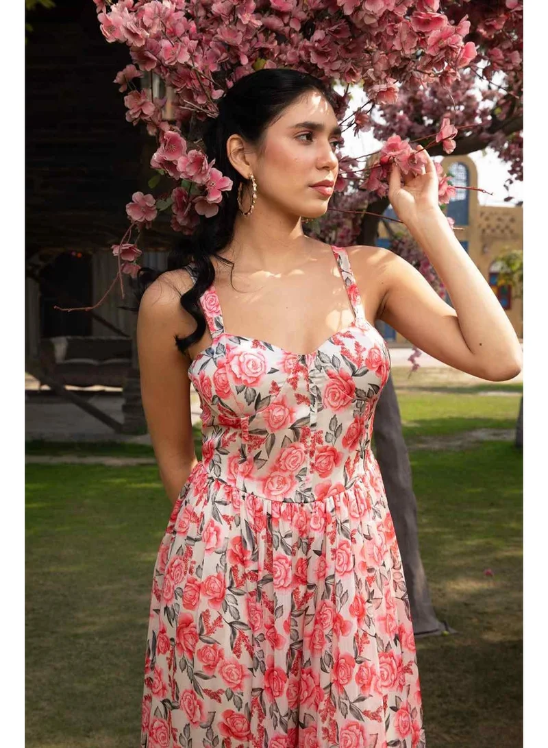 Luxe & Hardy  Luxe & Hardy Amber corset dress -Ivory for Women | Best Price UAE