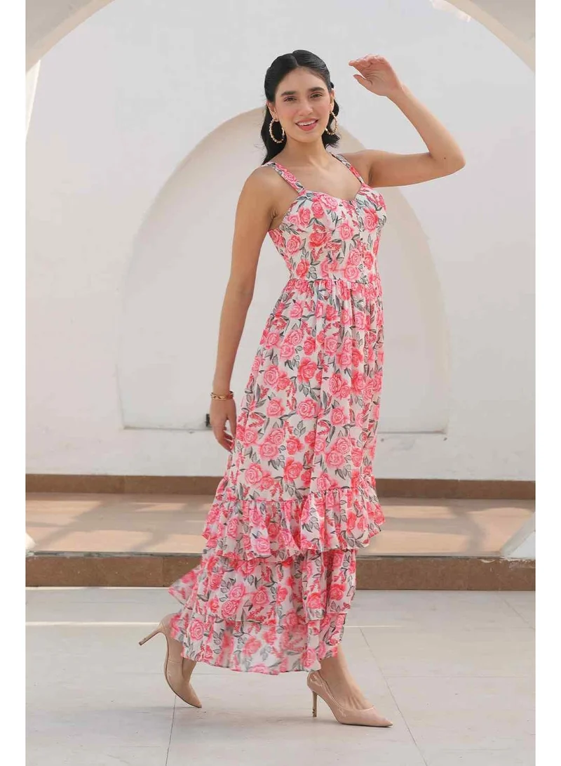 Luxe & Hardy فستان كورسيه من لوكس آند هاردي بلون العنبر - عاجي