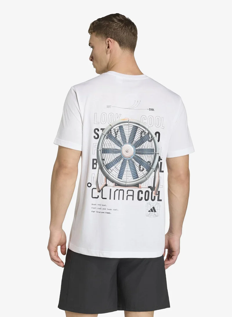 اديداس تيشيرت تدريب بتقنية كلايماكول برسومات