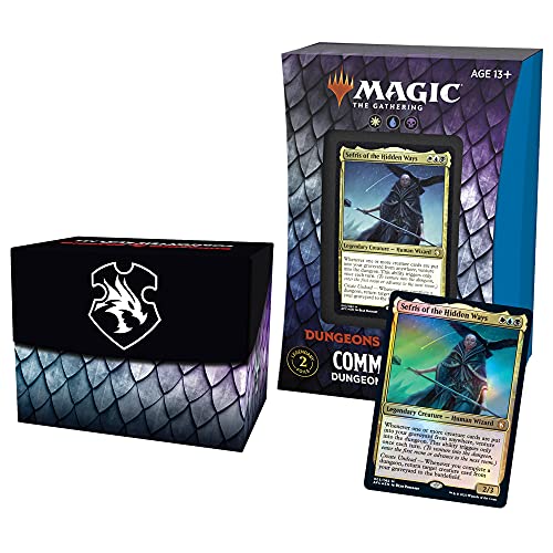 Magic The Gathering Adventures in The Forgotten Realms Commander Deck Dungeons of Death WhiteBlueBlack - Image 1