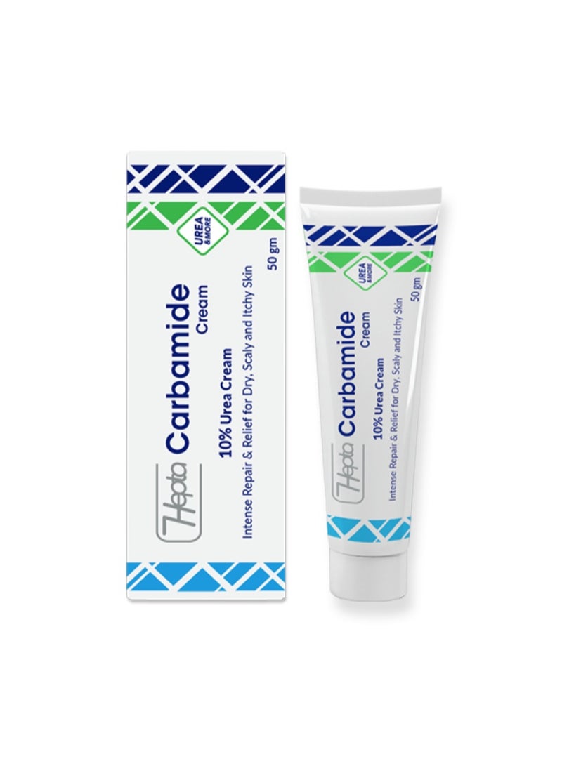 hepta Cream Carbamide 10% Urea Cream - 50g - Image 1