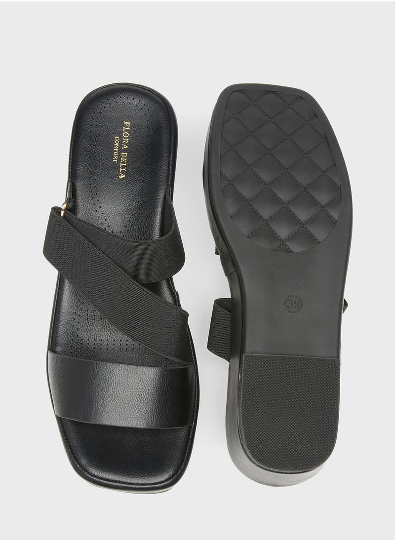 shoexpress - Multi Strap Wedge Sandals - Image 1