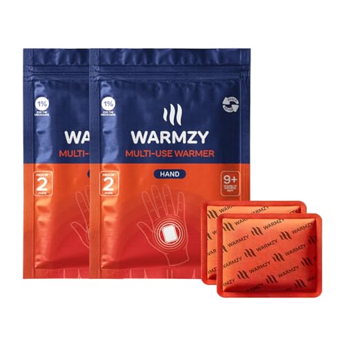 Warmzy Reusable Hand Warmer (4 Pair) | Warmth up to 9+ Hours |, Self-Activated Pocket Heater Hand Warmers – Heat Pouch | Long-Lasting Self-Heating Camping & Trekking Accessories for Men & Women - Image 1