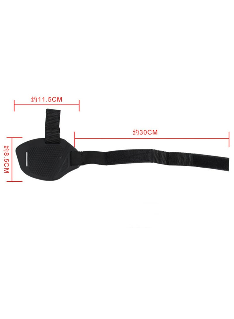 Motorcycle Shift Gear Lever Pedal Rubber Cover Shoe Protector Foot Peg Toe Gel Rubber Boot Protector Shifter Guard Anti Skid Pad Easy to Fix Abrasion Resistance Wear Resistant Non Slip  - Image 2