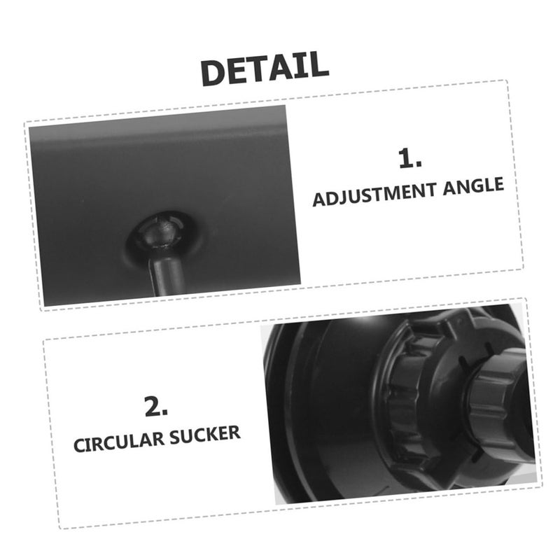 2Pcs Shatterproof Suction Cup Safety Mirror For Baby Car Seat Windshield - Image 4
