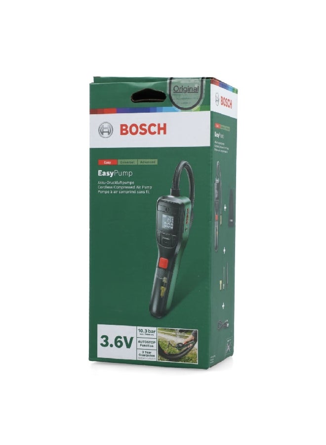 Bosch Bosch EasyPump 3.6V Cordless Tire Inflator JE0 603 947 036